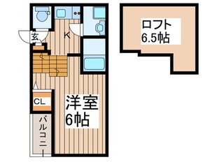 ネオメゾナ津賀田の物件間取画像